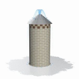 Silo Nông Trại Phun Nước – Biotechpool – thiết bị vui chơi nước ngoài trời – Biotechpool