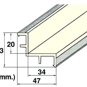 Thanh đỡ nắp tràn hồ bơi Kripsol phụ kiện thiết bị hồ bơi