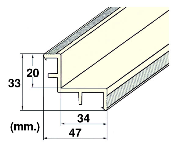 Thanh đỡ nắp tràn hồ bơi Kripsol phụ kiện thiết bị hồ bơi
