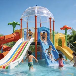 Thiết bị công viên nước trượt đa năng an toàn Sợi thủy tinh (FRP)