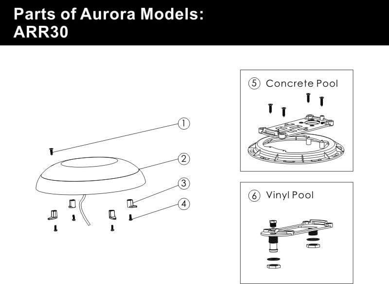 Thiết Bị Đưới Nước Hồ Bơi Emaux Aurora Chính Hãng