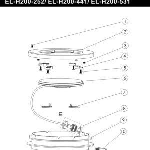 Thiết Bị Đưới Nước Emaux H200 - Phụ Kiện Hồ Bơi Cao Cấp