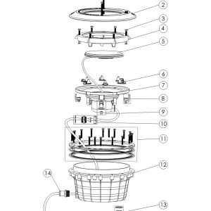 Thiết Bị Đèn LED Dưới Nước Emaux NP300 - Model EL-NP300