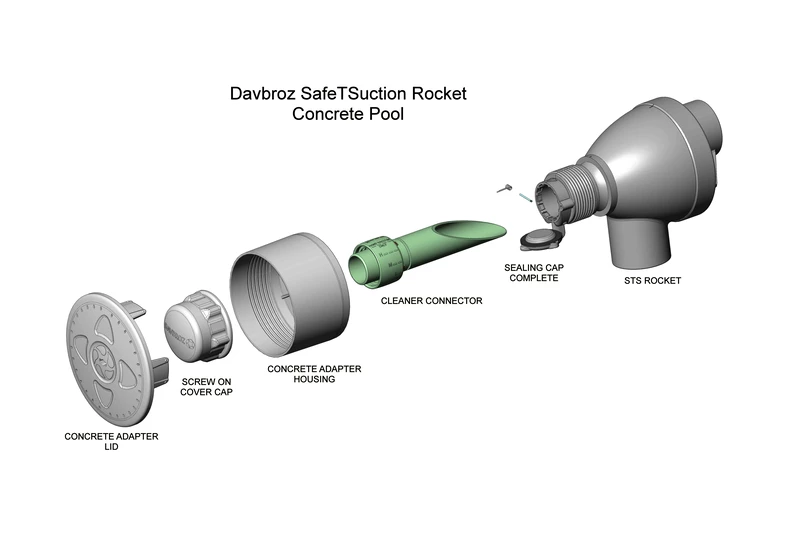 Thiết Bị Hồ Bơi Waterco Dav 12 001 Bullet Design For Concrete Chính Hãng