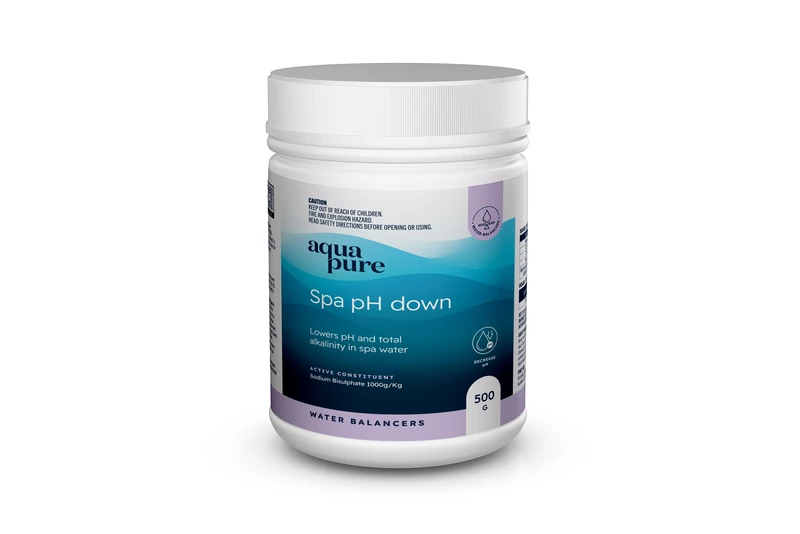 Thiết Bị Hồ Bơi Waterco LB381017 Spa pH Down - Hạ pH Nước Spa 500g