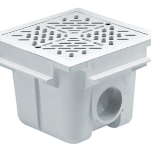 Ống thoát nước chính lưới chắn vuông 210x210mm AstralPool Tây Ban Nha