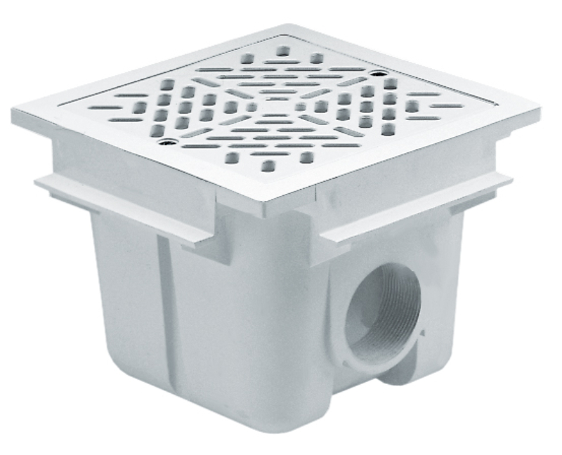 Ống thoát nước chính lưới chắn vuông 210x210mm AstralPool Tây Ban Nha