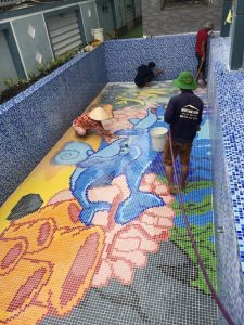 Bàn Chải Hồ Bơi Cán Nhựa – Giải pháp thiết bị hồ bơi gia đình chi phí thấp