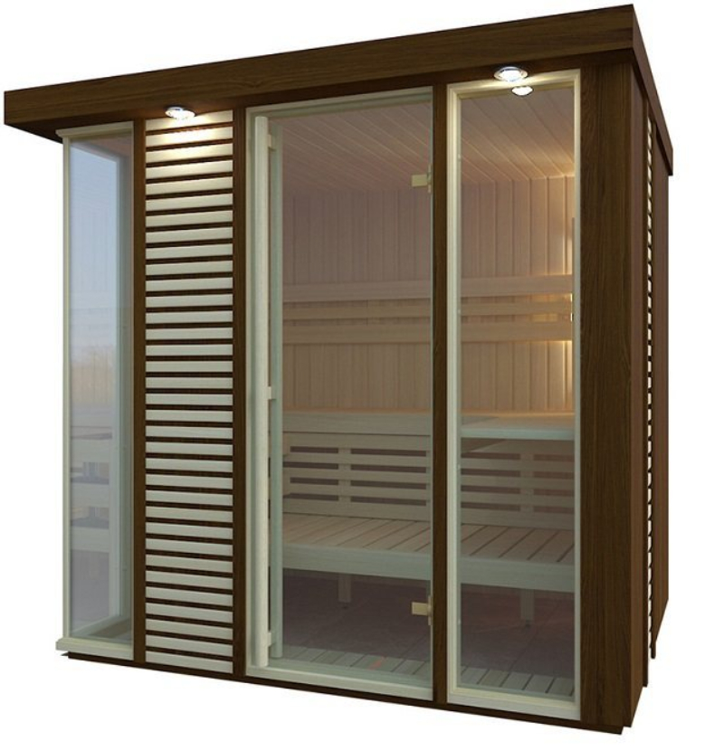 Cabin Xông Hơi Khô Leili Exclusive 3-4 Người Gỗ Thông – hình 2