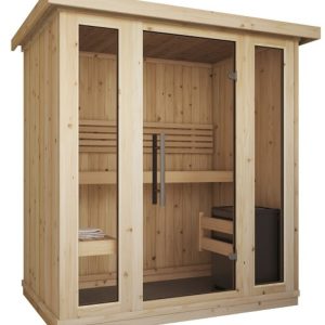 Cabin Xông Hơi Khô Sauna Cabin 3-4 Người Gỗ Thông
