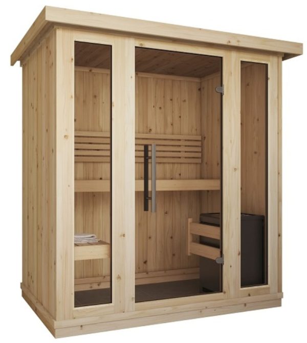 Cabin Xông Hơi Khô Sauna Cabin 3-4 Người Gỗ Thông