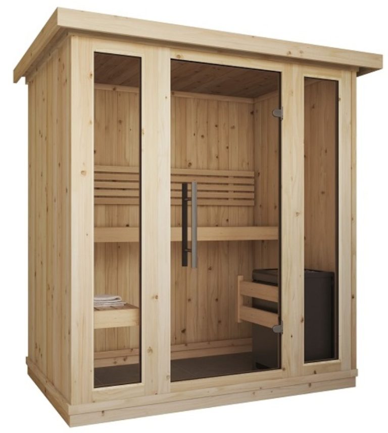Cabin Xông Hơi Khô Sauna Cabin 3-4 Người Gỗ Thông