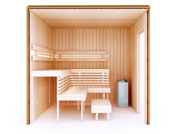 Cabin Xông Hơi Khô Sauna Optimal 3-4 Người Gỗ Tống Quá Sủi