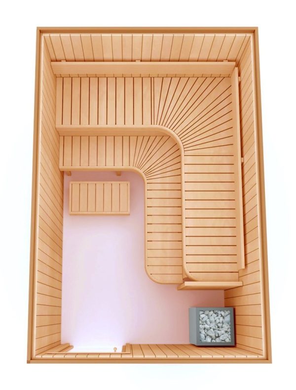 Cabin Xông Hơi Khô Sauna Premium 3-4 Người Gỗ Tống