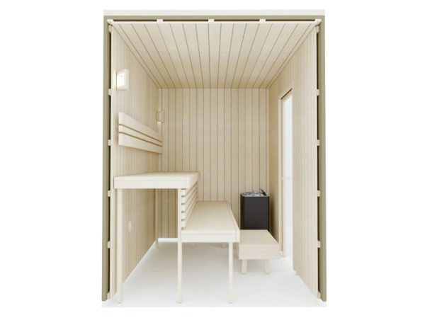 Cabin Xông Hơi Khô Sauna Standard 3-4 Người Gỗ Dương Aspen