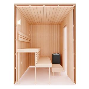 Cabin Xông Hơi Khô Sauna Standard 3-4 Người Gỗ Tống Quá Sủi