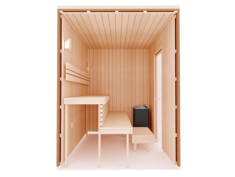 Cabin Xông Hơi Khô Sauna Standard 3-4 Người Gỗ Tống Quá Sủi