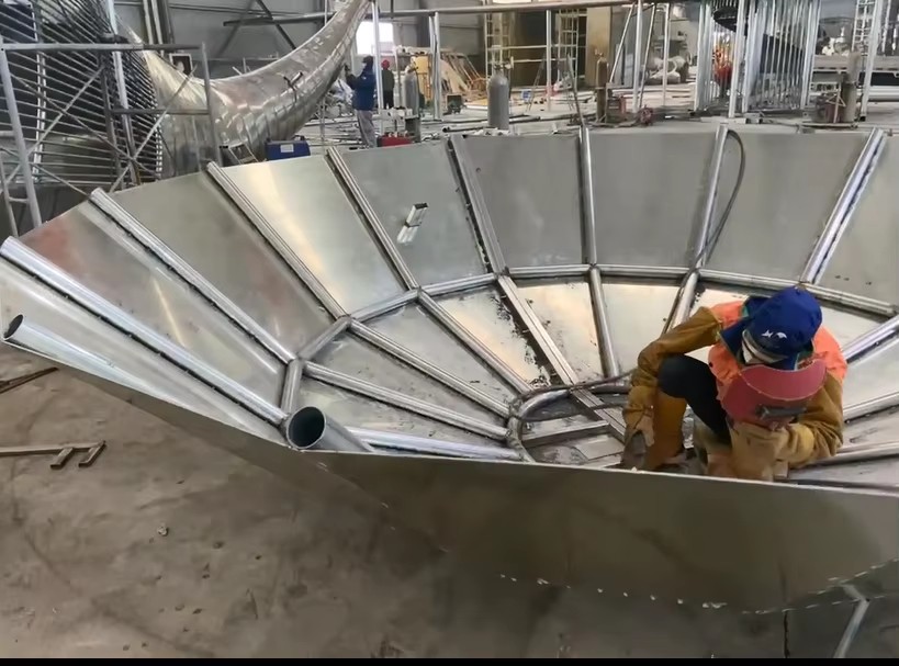 Cầu trượt nước composite đa năng an toàn cho sân chơi nước trẻ em - hình 6