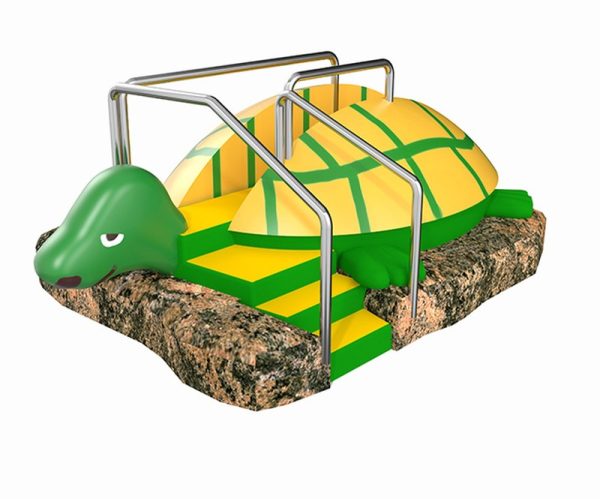 Cầu Trượt Nước Hình Rùa Biển Composite Cho Sân Chơi Nước Trẻ Em