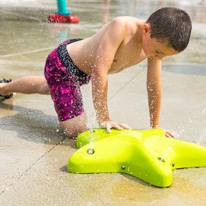 Cột Phun Nước Composite Hình Trụ Cho Sân Chơi Nước Trẻ Em