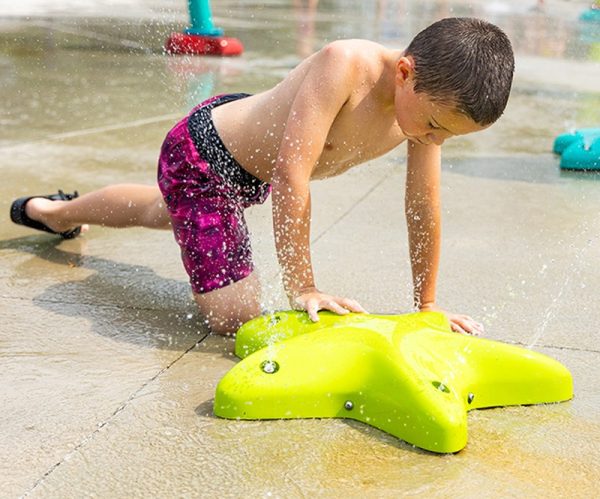 Cột Phun Nước Composite Hình Trụ Cho Sân Chơi Nước Trẻ Em