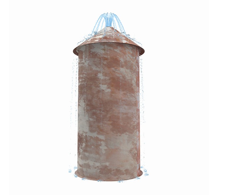 Đài Phun Nước Hình Tháp Nông Trại Composite Cho Sân Chơi Nước Trẻ Em - hình 3