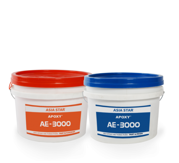 Keo Epoxy Dán Gạch Đá 2 Thành Phần Asia AE-3000 – Dán Granite, Marble, Gạch Khổ Lớn, Hồ Bơi
