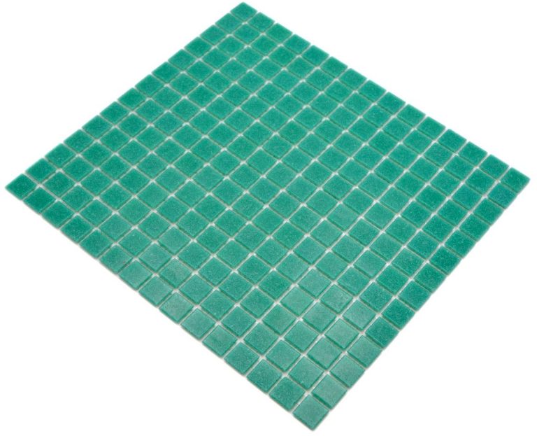 Gạch Mosaic Thủy Tinh Hồ Bơi Chuyển Sắc Xanh (Loang Màu)