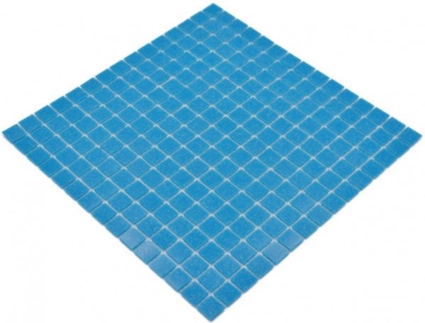 Gạch Mosaic Thủy Tinh Hồ Bơi Xanh Da Trời Nhạt Xanh Dương - Khổ Lớn 720 Vỉ (72m²)