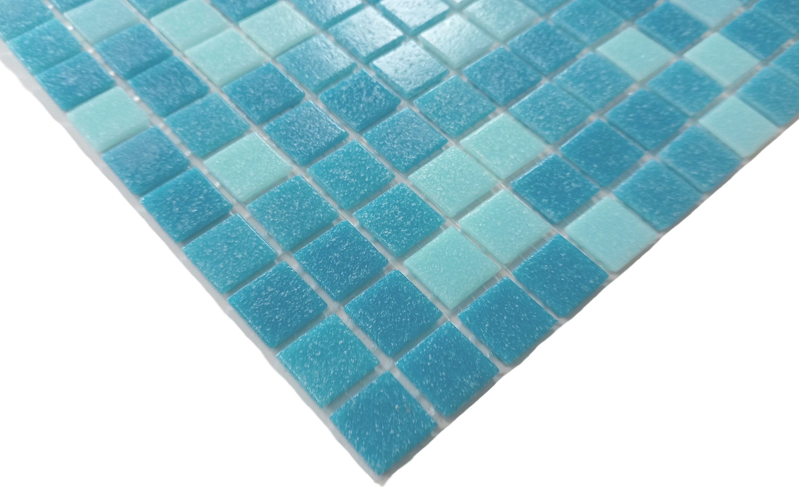 Gạch Mosaic Thủy Tinh Hồ Bơi Xanh Dương - Khổ Lớn 720 Vỉ (72m²) - hình 2