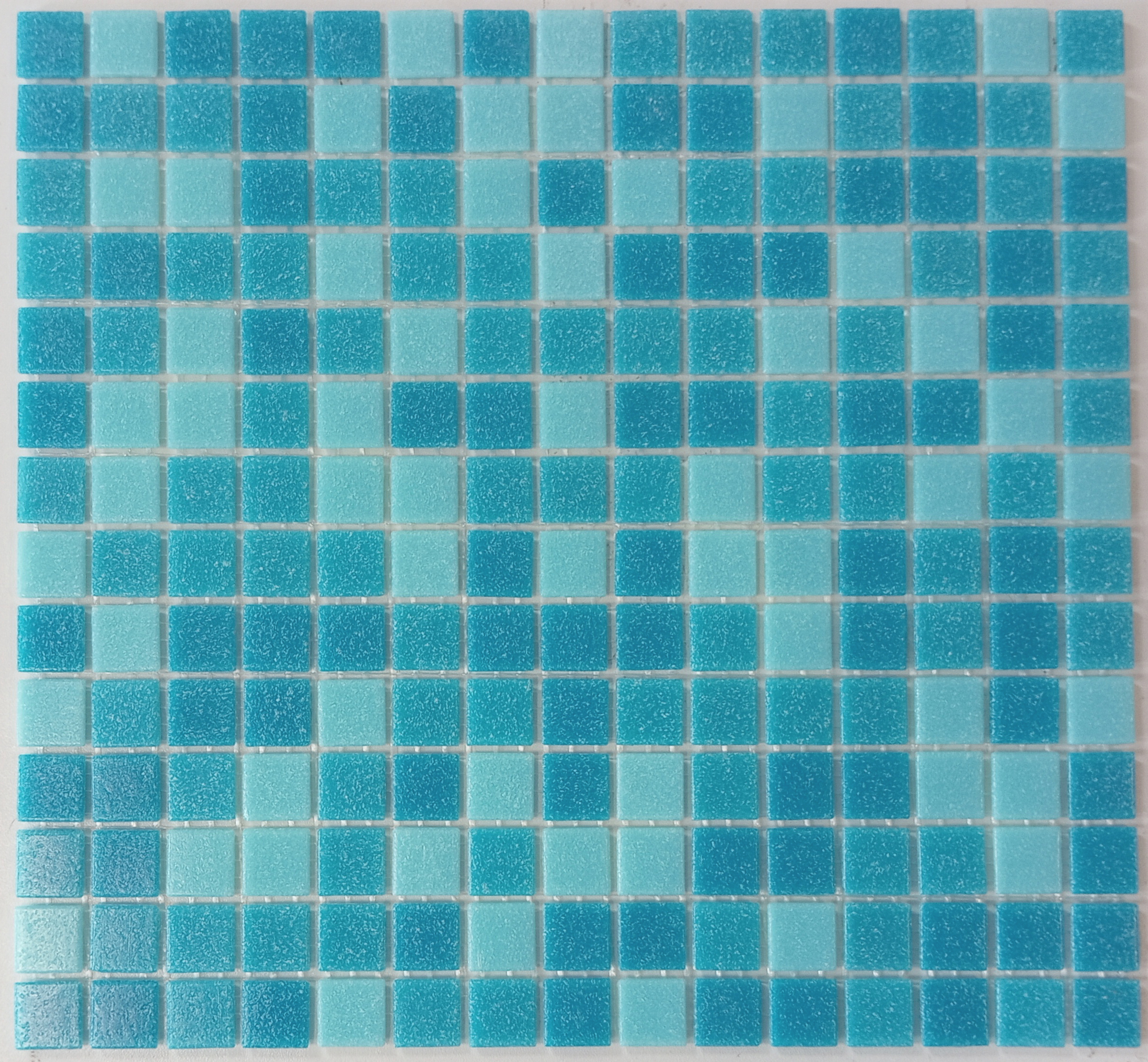 Gạch Mosaic Thủy Tinh Hồ Bơi Xanh Dương - Khổ Lớn 720 Vỉ (72m²) - hình 3