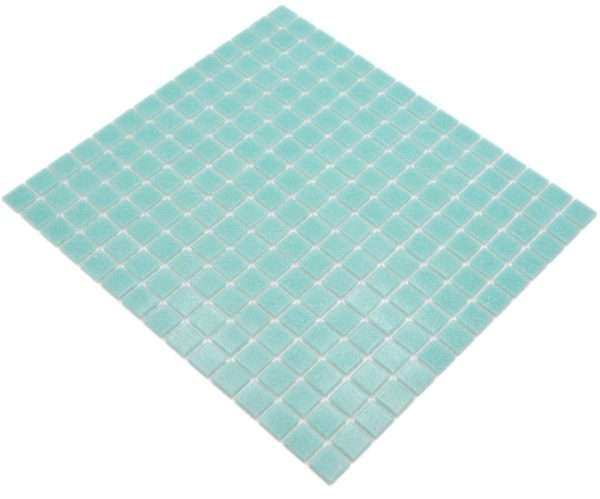 Gạch Mosaic Thủy Tinh Hồ Bơi Xanh Lá Nhạt Xanh Lá Đốm