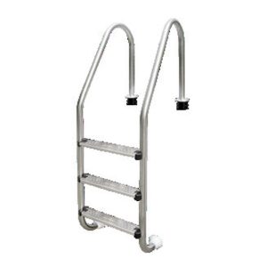 Thang hồ bơi inox Emaux NSL Series 2 – 8 bậc kiểu chôn neo