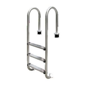 Thang hồ bơi inox Emaux MUF Series 2 – 5 bậc lắp mặt bích