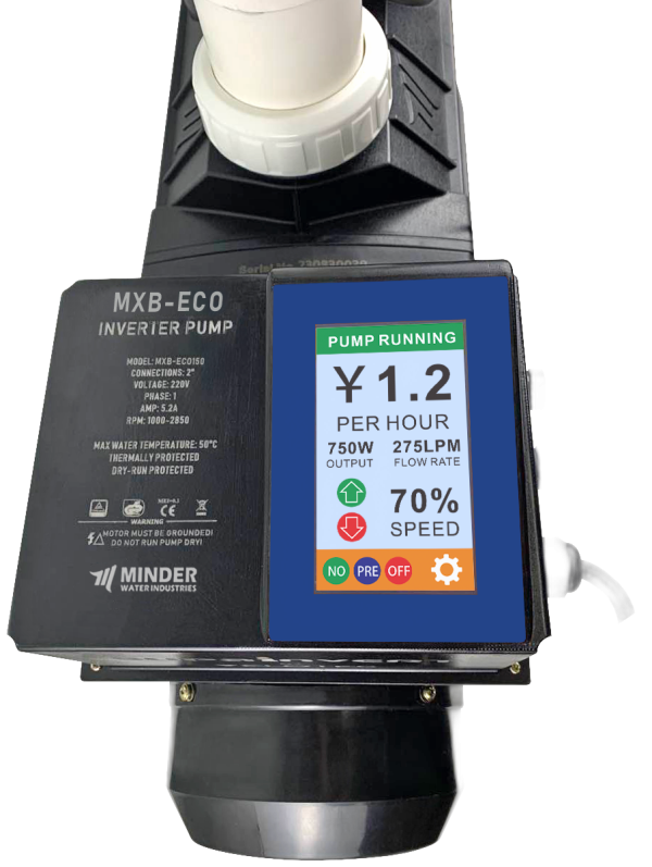 Máy Bơm Hồ Bơi Bien Tan Minderwater Mxb Eco - Tiết Kiệm Điện Năng