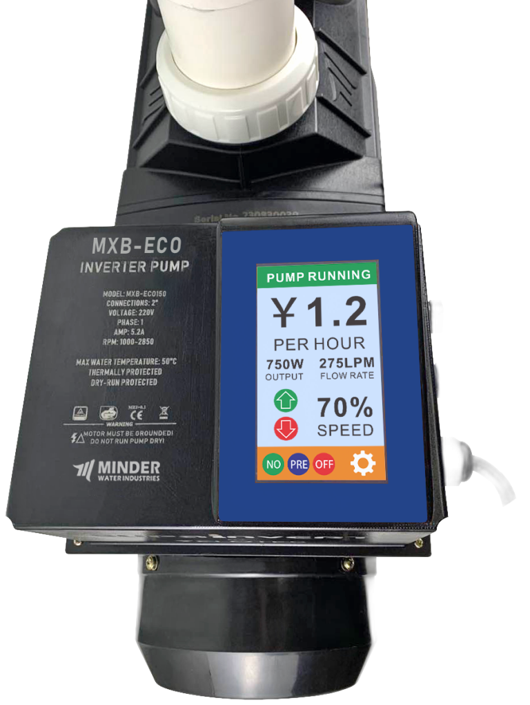 Máy Bơm Hồ Bơi Bien Tan Minderwater Mxb Eco – Tiết Kiệm Điện Năng