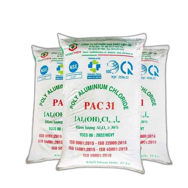 PAC 31% Việt Trì – Chất Keo Tụ Trong Nước Hồ Bơi