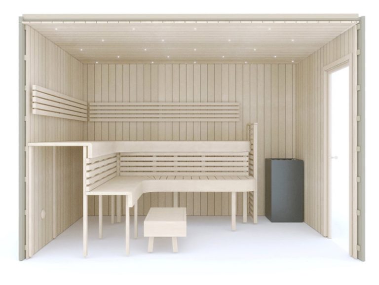 Phòng Xông Hơi Khô Sauna Premium 3-4 Người Gỗ Dương Aspen