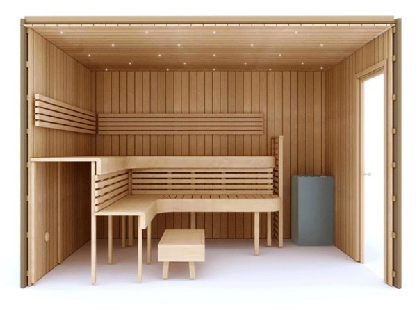 Phòng Xông Hơi Khô Sauna Premium 3-4 Người Gỗ Dương Xử Lý Nhiệt