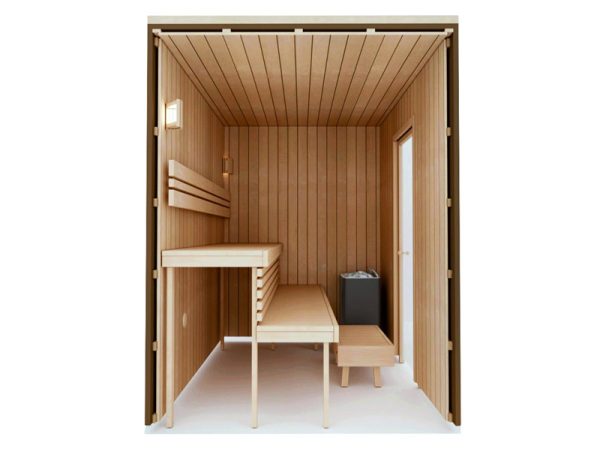 Phòng Xông Hơi Khô Sauna Standard 3-4 Người Gỗ Dương Xử Lý Nhiệt Thermo-Aspen