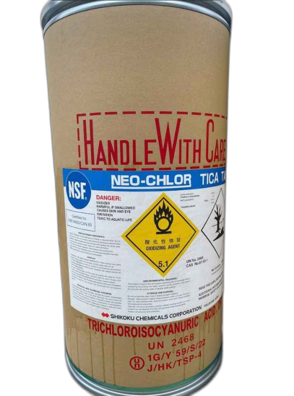 TCCA Viên 200g Shikoku Nhật Bản – Chlorine Cao Cấp Hồ Bơi