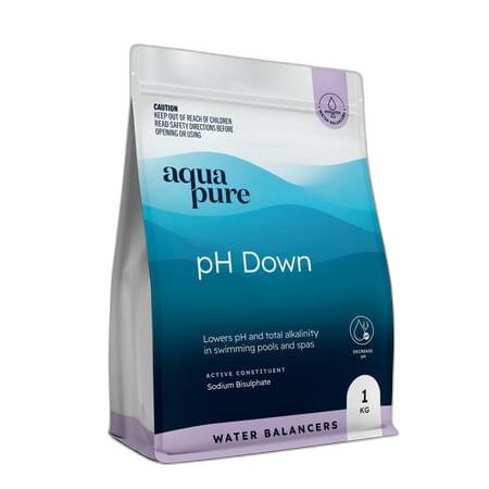 Hóa Chất pH Down Waterco BG386531 Hạ pH Hồ Bơi 1kg