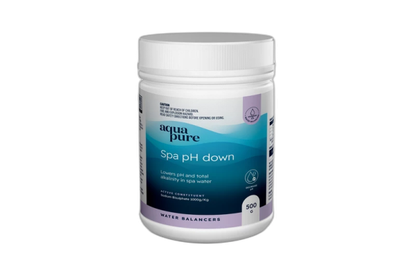 Thiết Bị Hồ Bơi Waterco LB381017 Spa pH Down - Hạ pH Nước Spa 500g