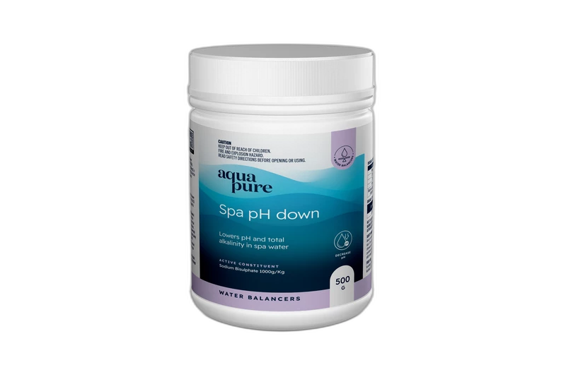 Thiết Bị Hồ Bơi Waterco LB381017 Spa pH Down - Hạ pH Nước Spa 500g