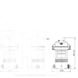 Thiết Bị Hồ Bơi Waterco OpalXL4 – Lọc Cartridge Hiệu Suất Cao