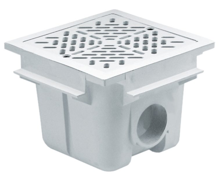 Ống thoát nước chính lưới chắn vuông 210x210mm AstralPool Tây Ban Nha