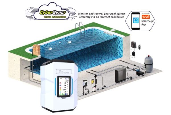 Trạm Điều Khiển Hồ Bơi Emaux CyberSync - Tự Động & Điều Khiển Từ Xa