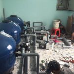 Cấu tạo hệ tuần hoàn hồ bơi chuẩn: skimmer, đầu hút, van đa hướng chi tiết